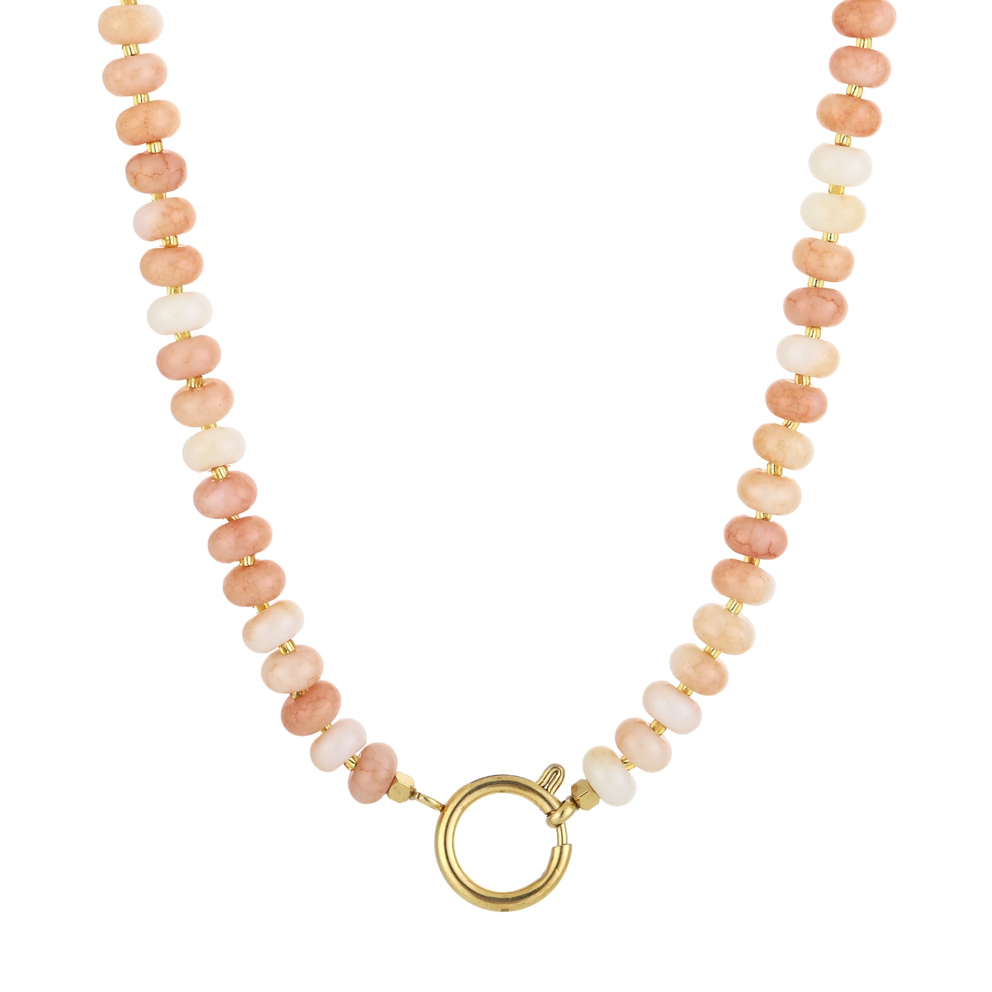 Kralen ketting roze