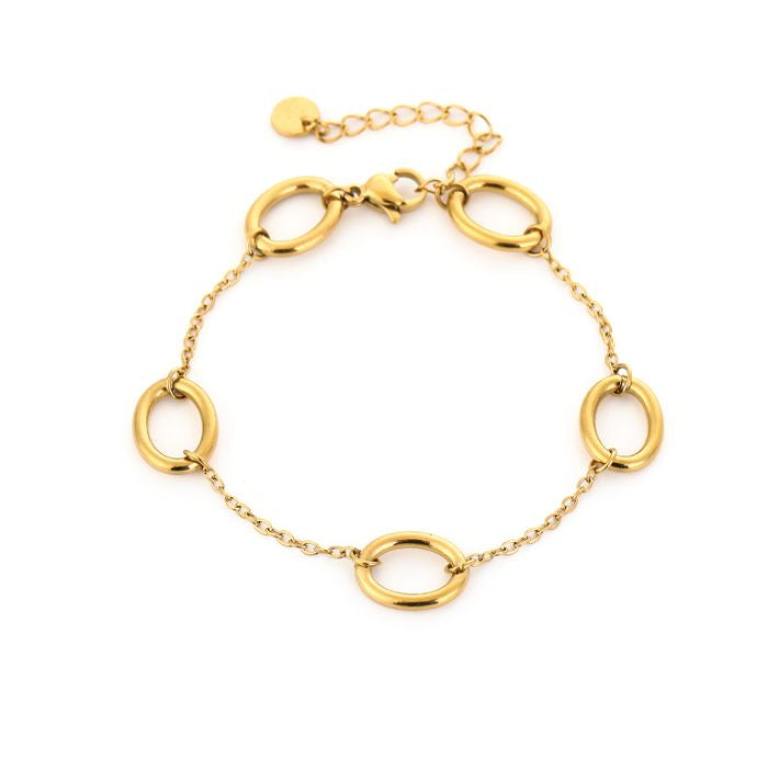 Armband met cirkels goud