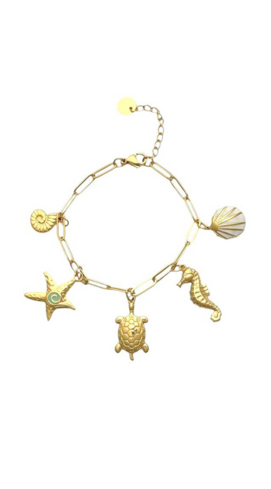 Bedelarmbandje Zakyntos goud