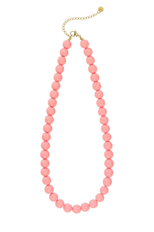 Kralenketting roze (meer roze dan koraal als de foto
