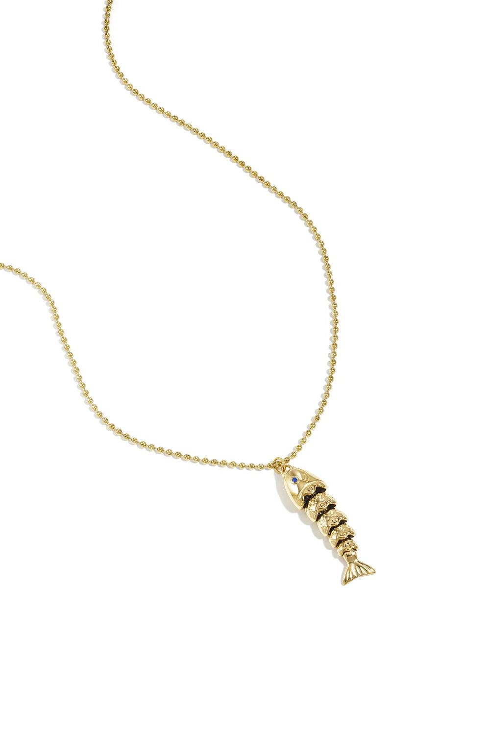 Vis ketting goud