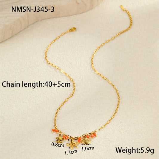 Bedelketting sunset goud