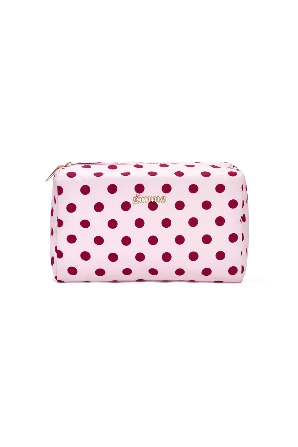 Make-up tasje stippen roze