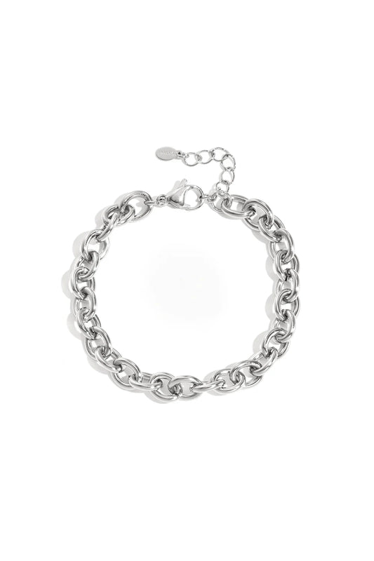 Armband kleine schakels zilver