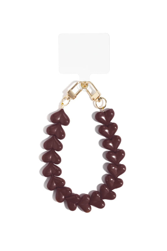 Telefoonkoordje burgundy
