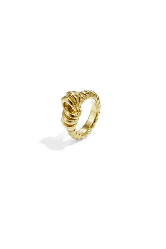 Ring met knoop goud