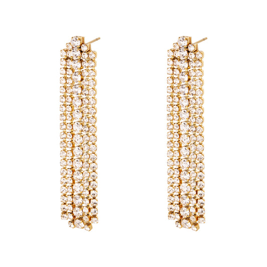 Party nights earrings gold