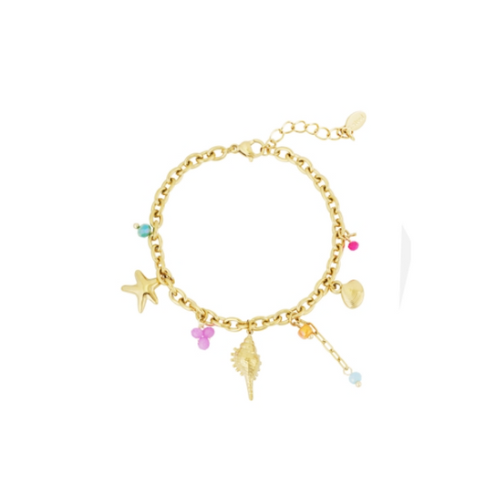 Sea breeze armband goud