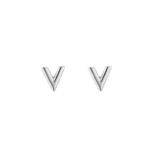 LV earrings silver
