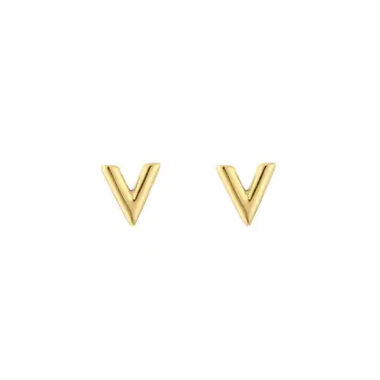 LV earrings gold