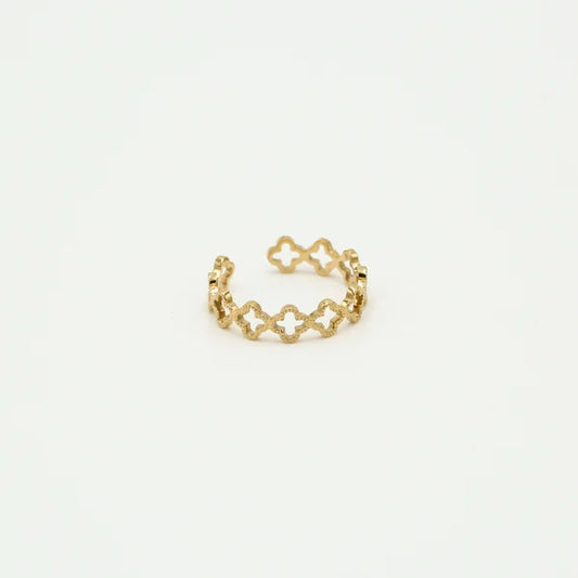 Clover ring gold