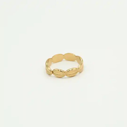 Shells ring goud