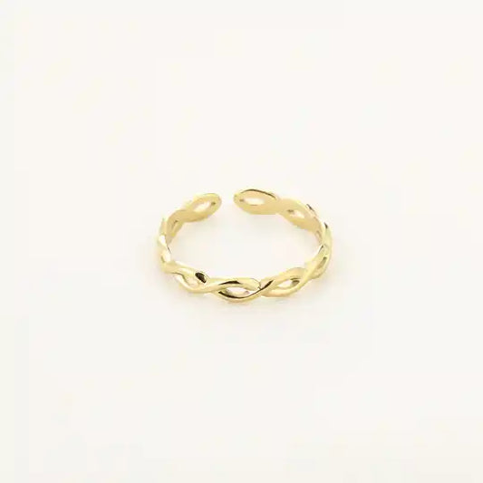 Twisted ring goud