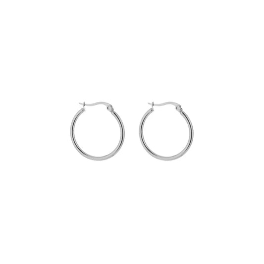 Dunne hoops zilver