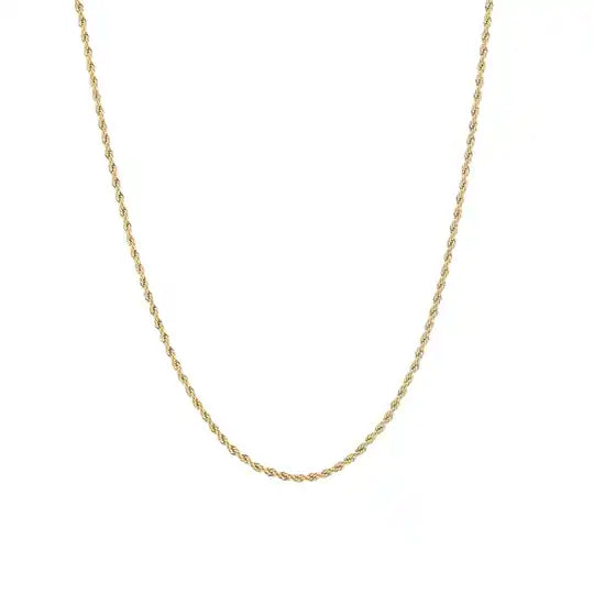 Twisted necklace gold