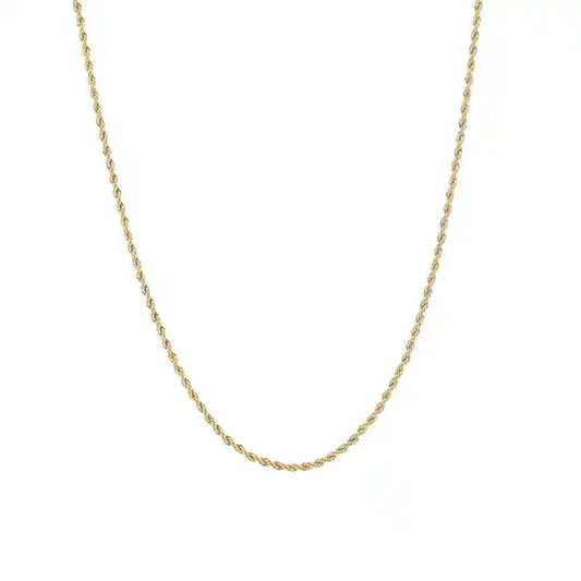 Twisted necklace gold