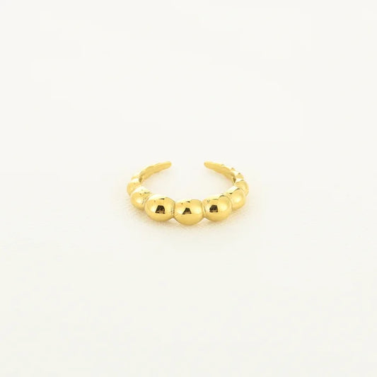 Bubble ring gold
